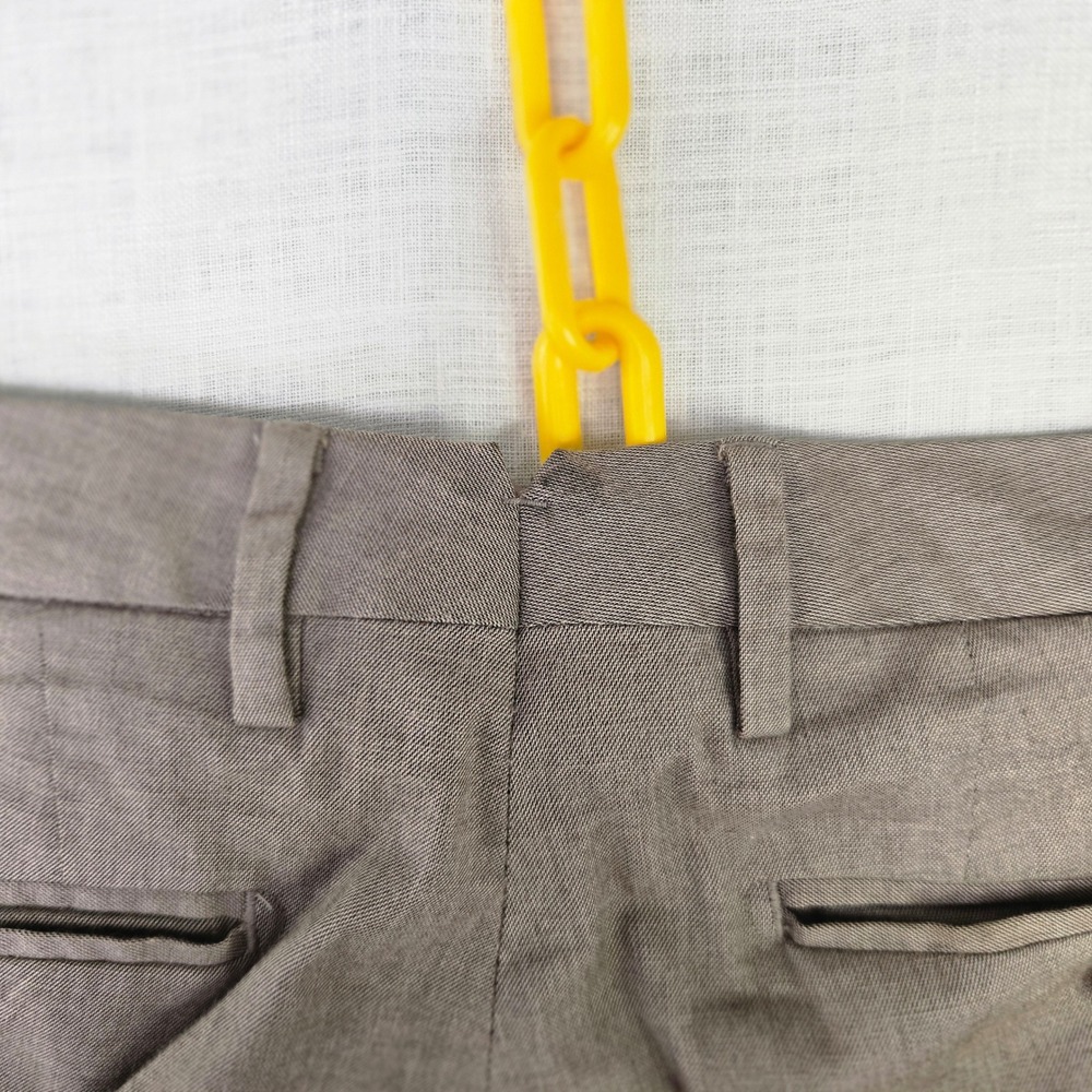 Bonobos Slim Chinos 33x34 Mens Tan Brown Stretch Cotton Trousers Business Casual - Picture 12 of 12